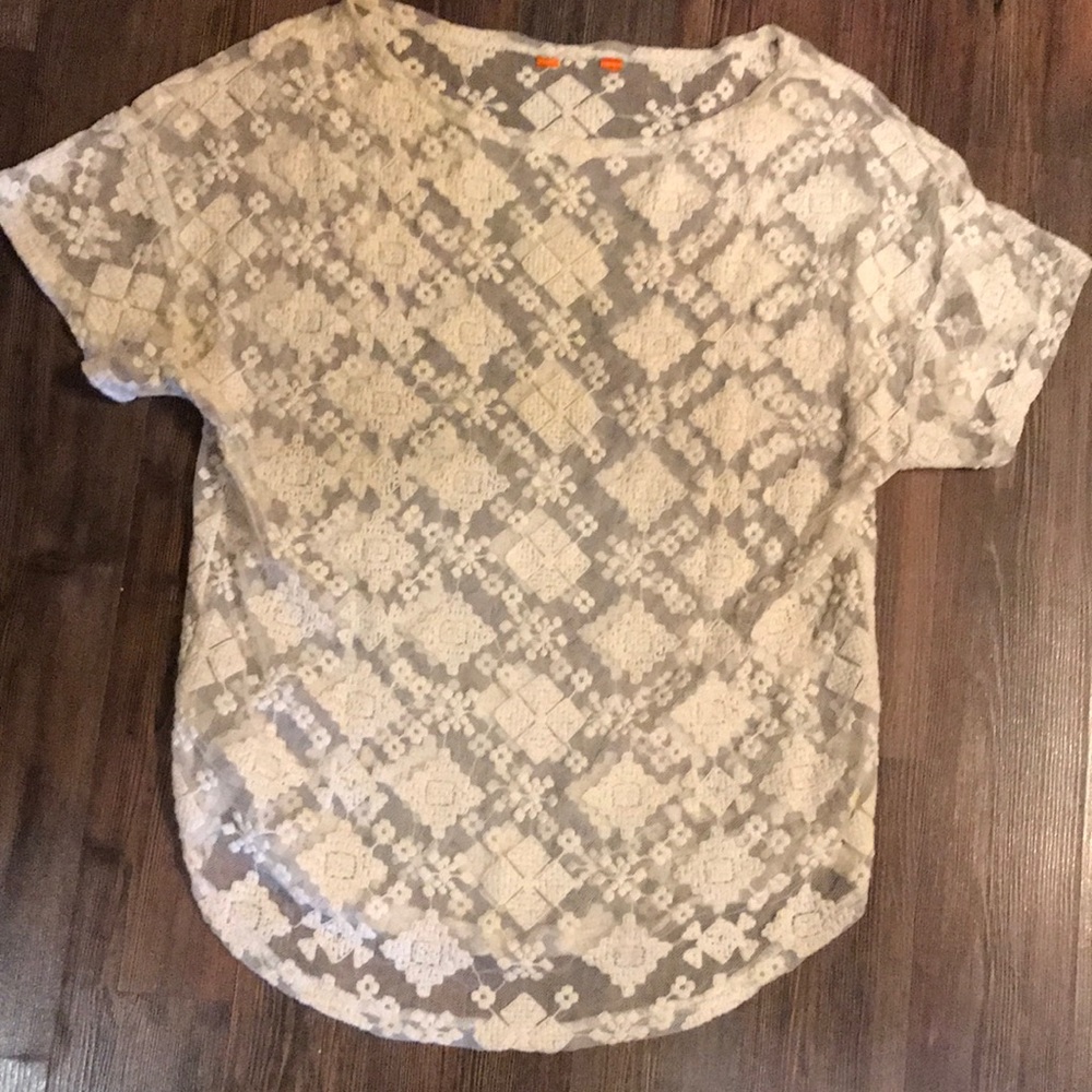 Mesh lace top